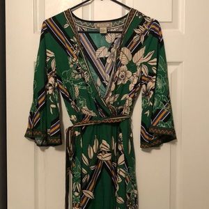 eccentric jade green maxi dress